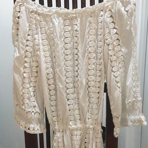 MIGUELINA cover up top mini dress